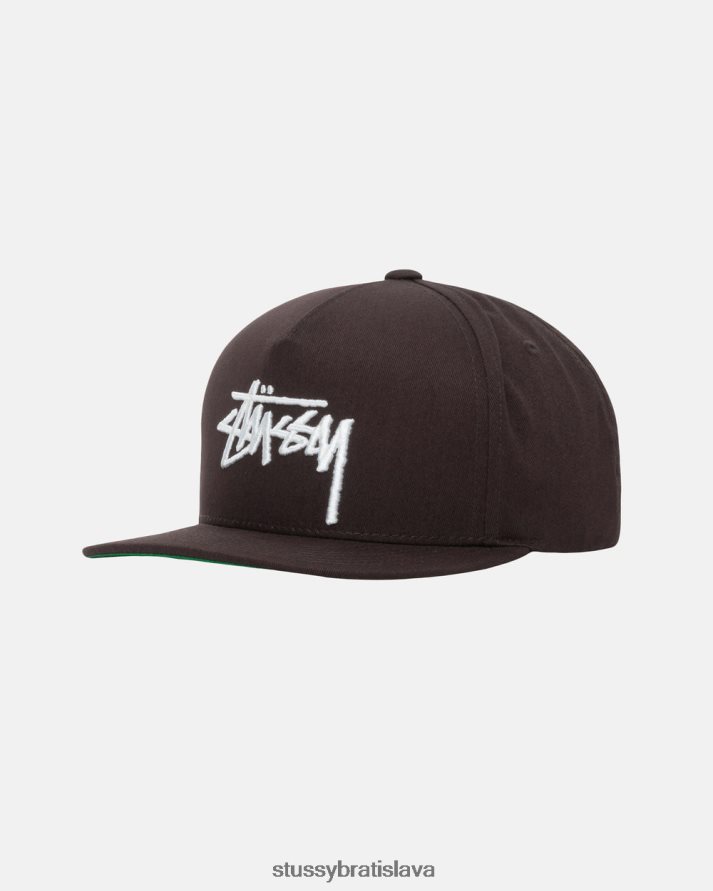 pokrývky hlavy hnedá unisex STUSSY veľký akciový bod korunový uzáver V6222Z406