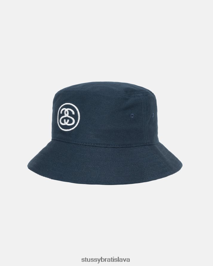 pokrývky hlavy námorníctvo unisex STUSSY ss link deep bucket hat V6222Z491