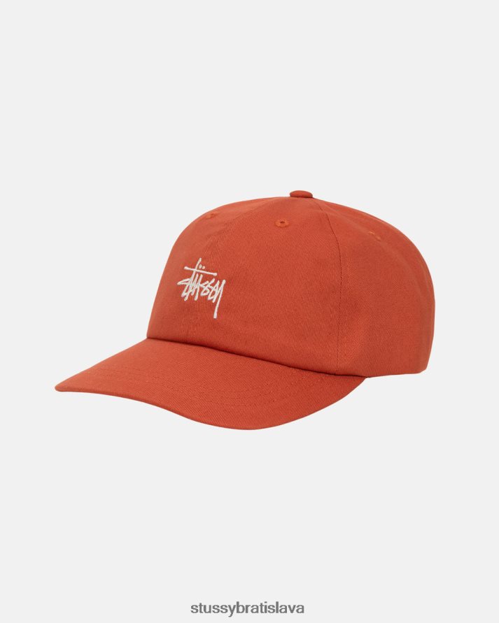 pokrývky hlavy prašná oranžová unisex STUSSY základné akcie low pro cap V6222Z391