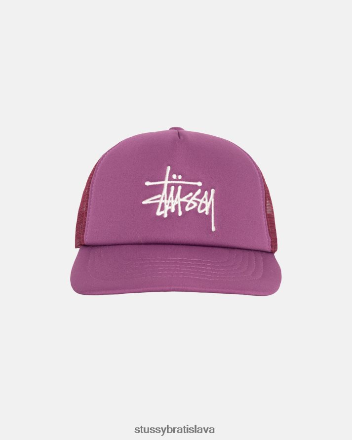 pokrývky hlavy slivka unisex STUSSY veľká základná kamiónová čiapka V6222Z374