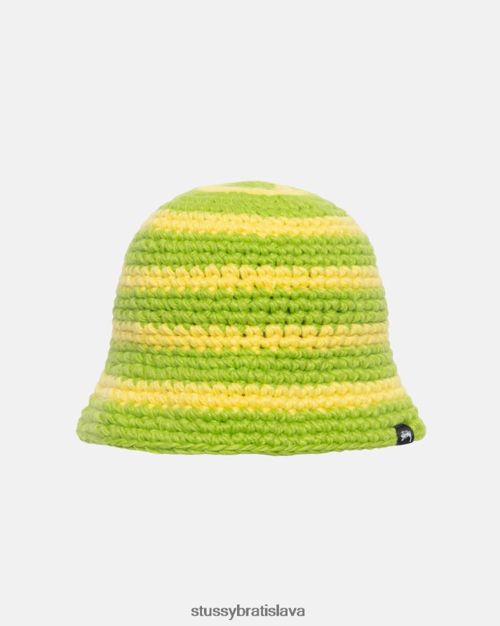 pokrývky hlavy vápno unisex STUSSY špirálovitá pletená čiapka V6222Z413
