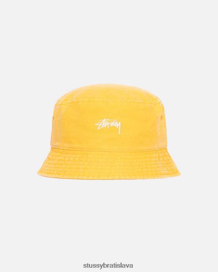 pokrývky hlavy zlato unisex STUSSY umytý akciový vedro klobúk V6222Z490