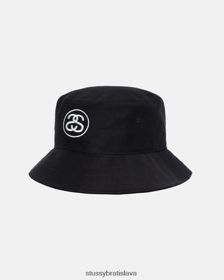 pokrývky hlavy čierna unisex STUSSY ss link deep bucket hat V6222Z493