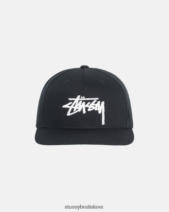 pokrývky hlavy čierna unisex STUSSY veľký akciový bod korunový uzáver V6222Z405