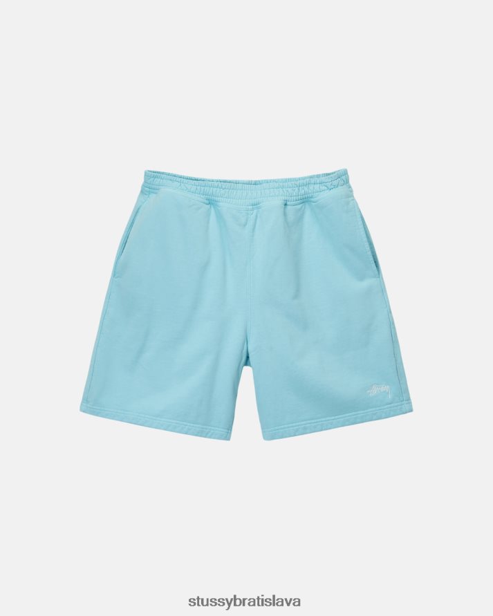 potí sa Modrá unisex STUSSY overdyed stock logo pot short V6222Z150