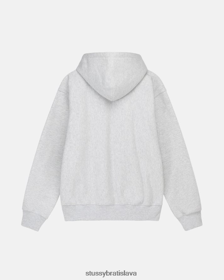 potí sa jaseňový vres unisex STUSSY skladová mikina s kapucňou V6222Z181