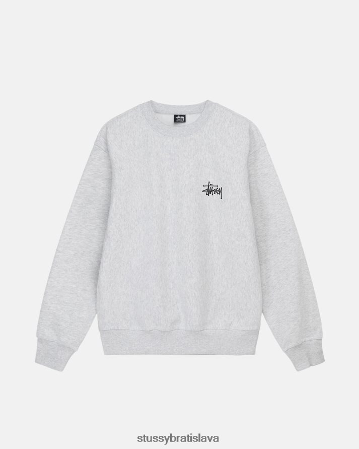 potí sa jaseňový vres unisex STUSSY základná posádka V6222Z192
