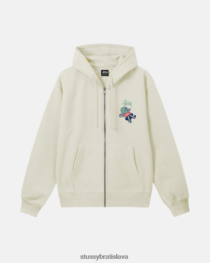 potí sa kameň unisex STUSSY mikina s kapucňou na zips V6222Z170