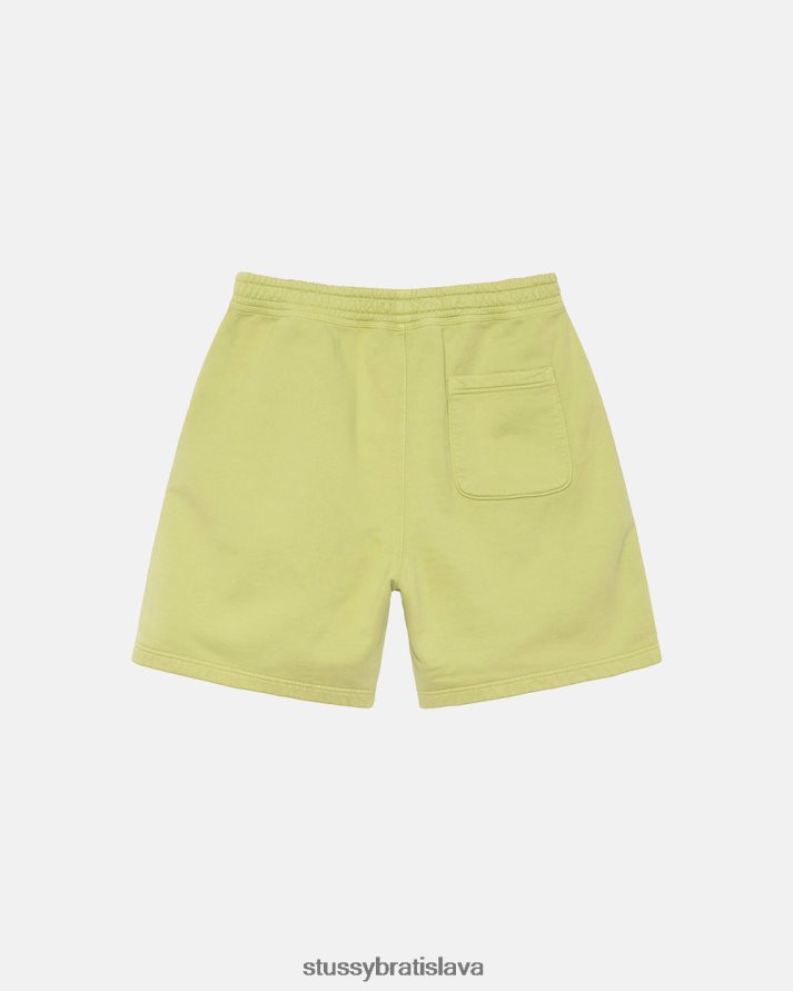 potí sa svetlo zelená unisex STUSSY overdyed stock logo pot short V6222Z132