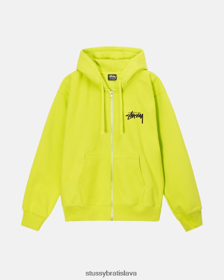 potí sa vápno unisex STUSSY mikina na zips sara V6222Z168
