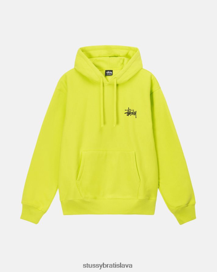 potí sa vápno unisex STUSSY základná mikina s kapucňou V6222Z200