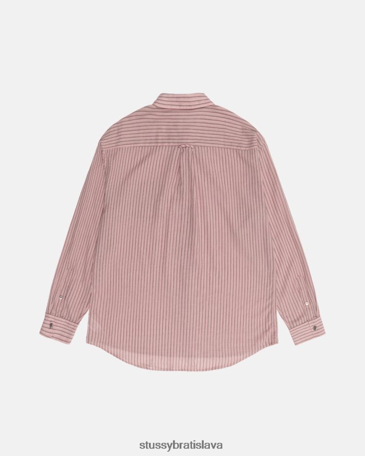 top a košele tehla unisex STUSSY ľahká klasická košeľa V6222Z516