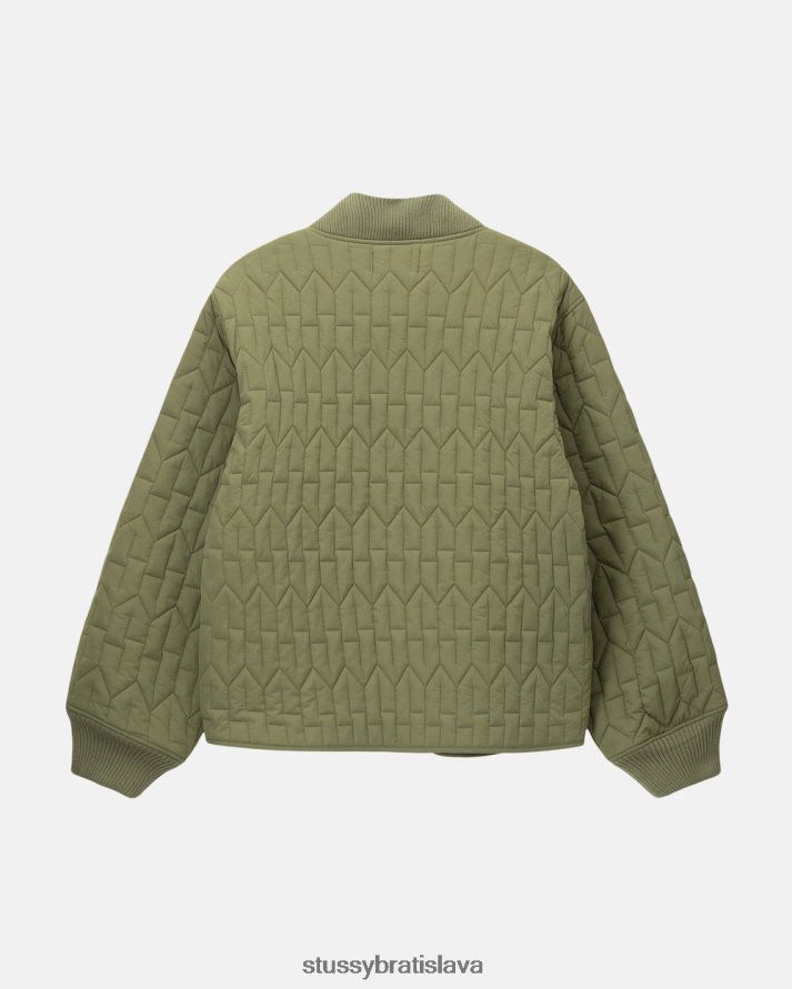 vrchné oblečenie olivový unisex STUSSY s prešívaná podšívka V6222Z359
