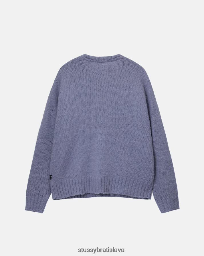 úplety levanduľa unisex STUSSY česaný kardigan V6222Z261