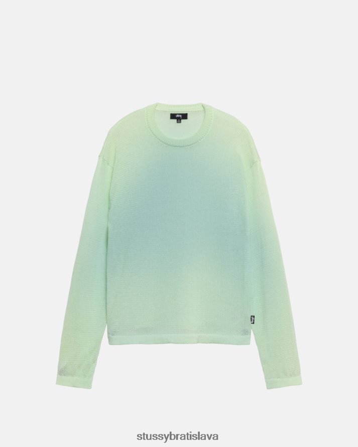 úplety zelená unisex STUSSY sveter citlivý na svetlo V6222Z248
