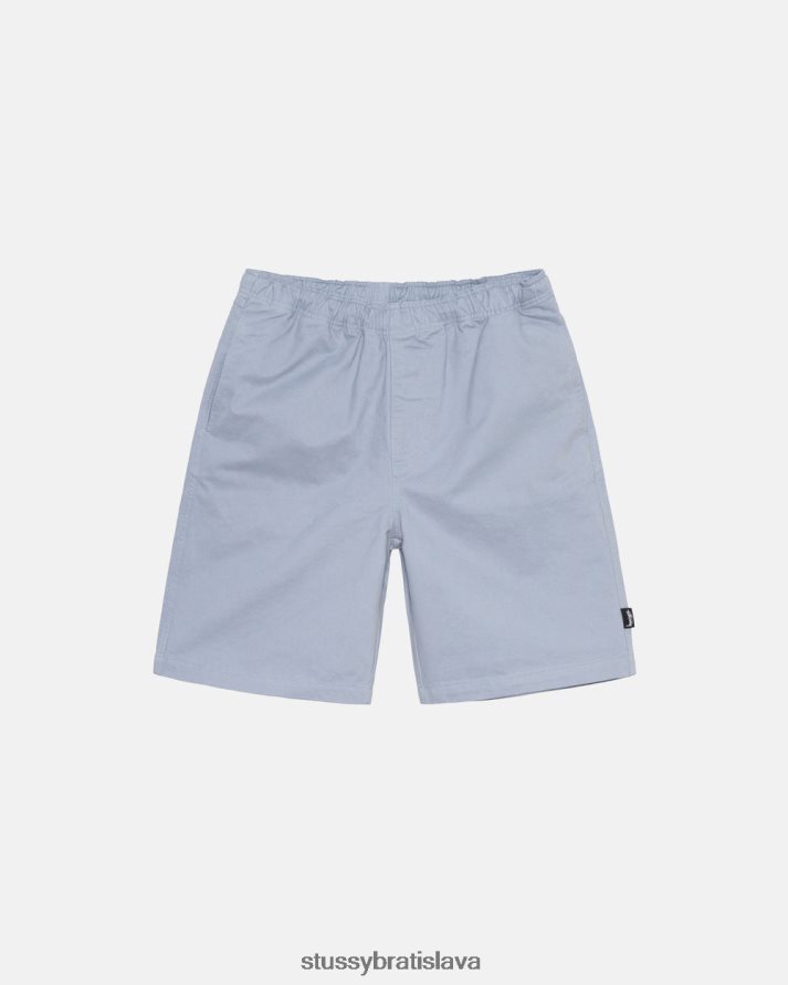šortky prašná modrá unisex STUSSY česaná pláž krátka V6222Z278