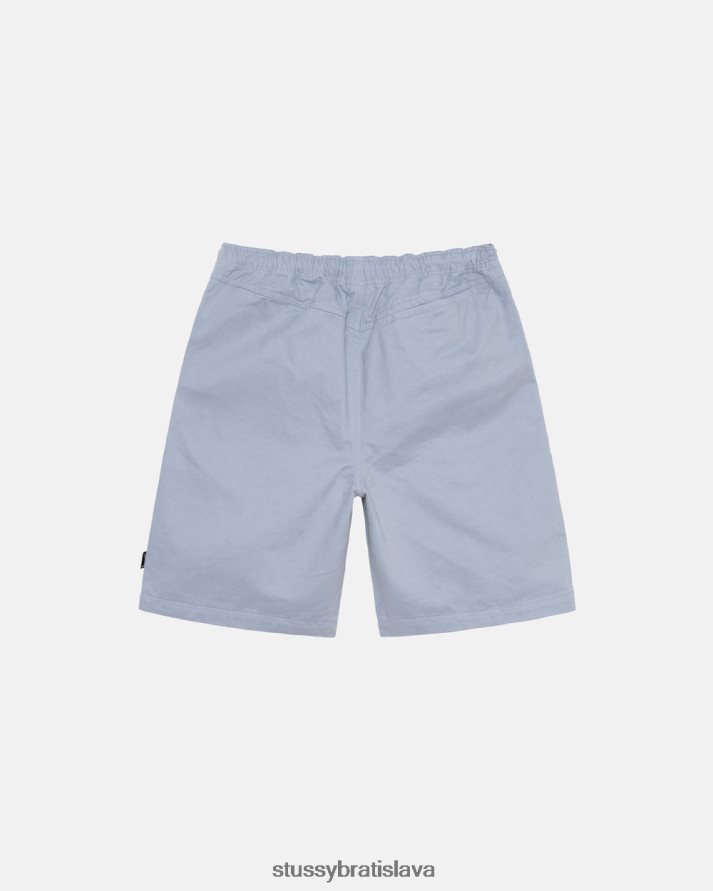 šortky prašná modrá unisex STUSSY česaná pláž krátka V6222Z278