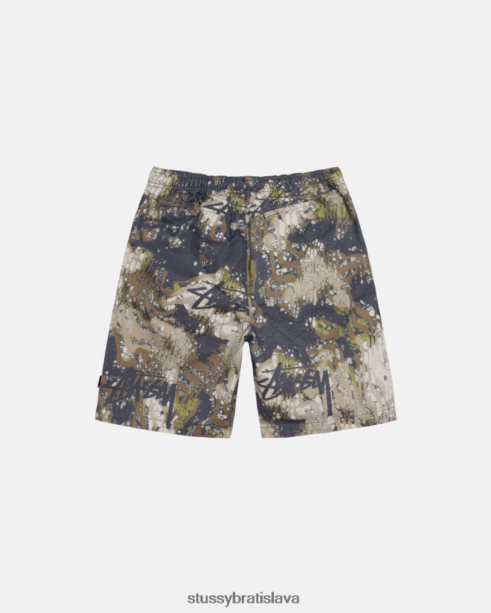 šortky terranea unisex STUSSY závoj camo pláž krátky V6222Z276