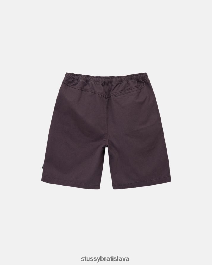 šortky víno unisex STUSSY česaná pláž krátka V6222Z282