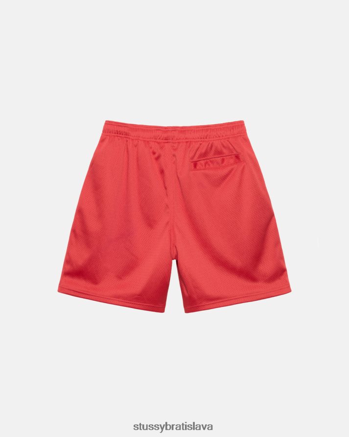šortky červená unisex STUSSY surfman oka krátka V6222Z294